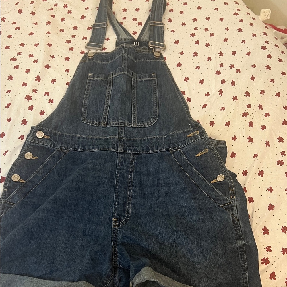 GAP Dark Blue Denim Overalls